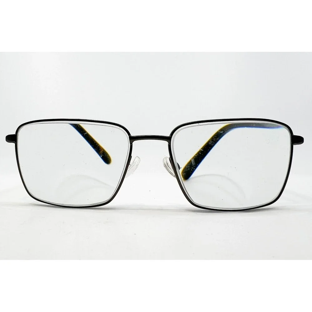 Unbranded Eyeglasses Mens Black Tortoise Square Full Rim 57-17-150